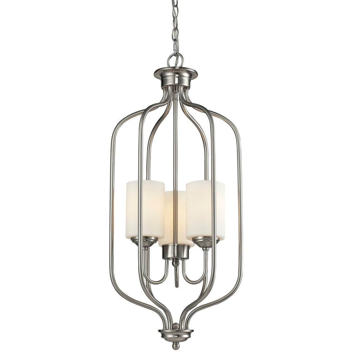 Z-Lite - 434-31-BN - Three Light Chandelier - Cardinal - Brushed Nickel
