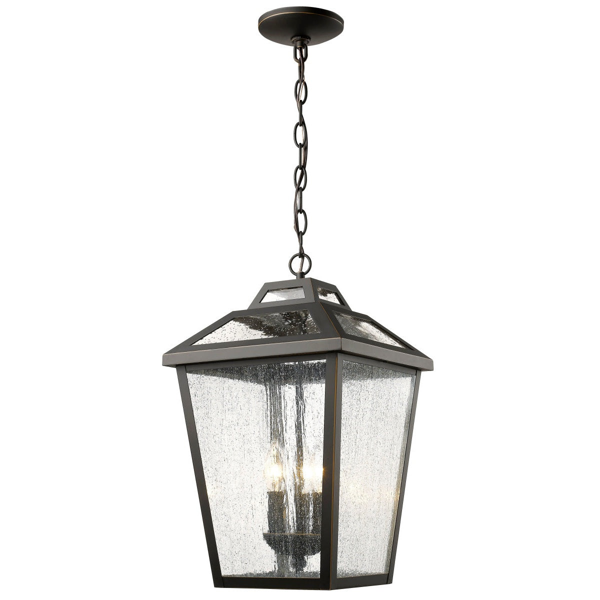 Z-Lite - 539CHB-ORB - Three Light Outdoor Chain Mount Ceiling Fixture - Bayland - Oil Rubbed Bronze