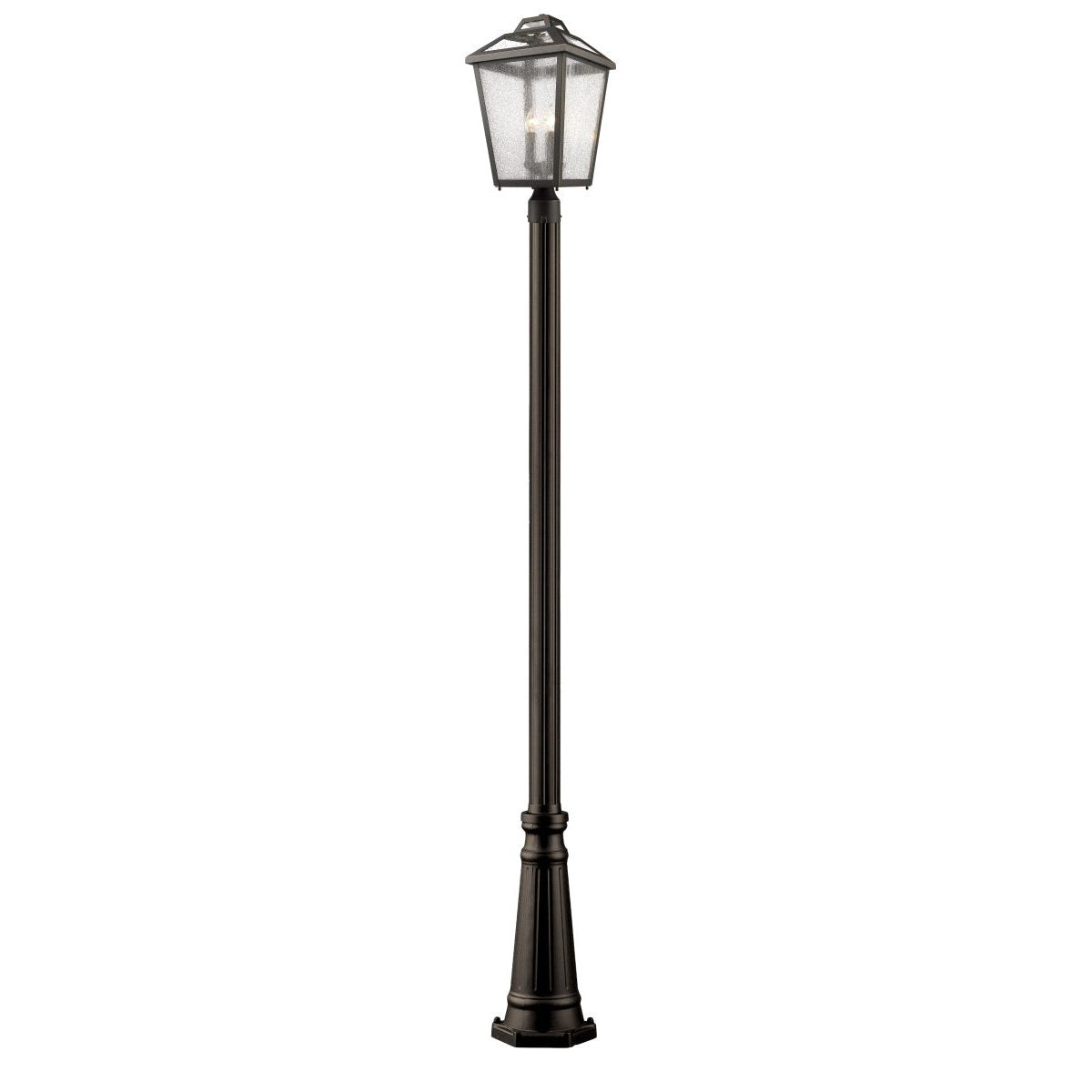Z-Lite - 539PHBR-519P-ORB - Three Light Outdoor Post Mounted Fixture - Bayland - Oil Rubbed Bronze