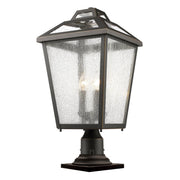 Z-Lite - 539PHBR-533PM-ORB - Three Light Outdoor Pier Mounted Fixture - Bayland - Oil Rubbed Bronze