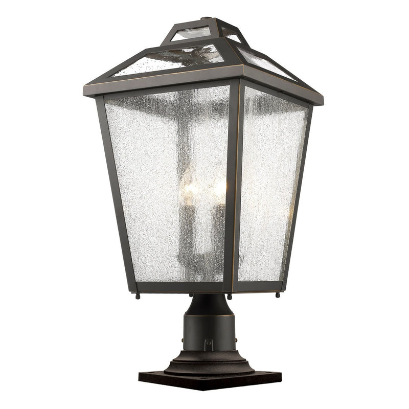 Z-Lite - 539PHBR-533PM-ORB - Three Light Outdoor Pier Mounted Fixture - Bayland - Oil Rubbed Bronze