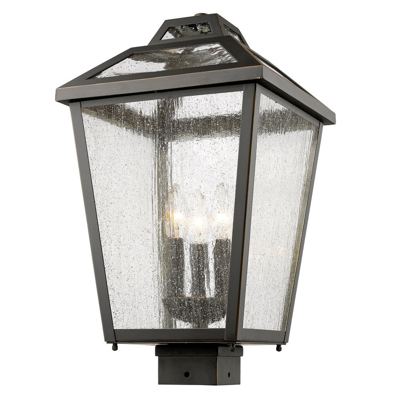 Z-Lite - 539PHBS-ORB - Three Light Outdoor Post Mount Fixture - Bayland - Oil Rubbed Bronze