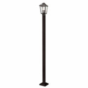 Z-Lite - 539PHMS-536P-ORB - Three Light Outdoor Post Mounted Fixture - Bayland - Oil Rubbed Bronze