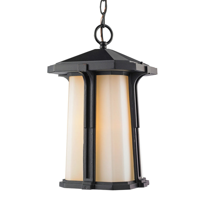 Z-Lite - 542CHM-BK - One Light Outdoor Chain Mount Ceiling Fixture - Harbor Lane - Black