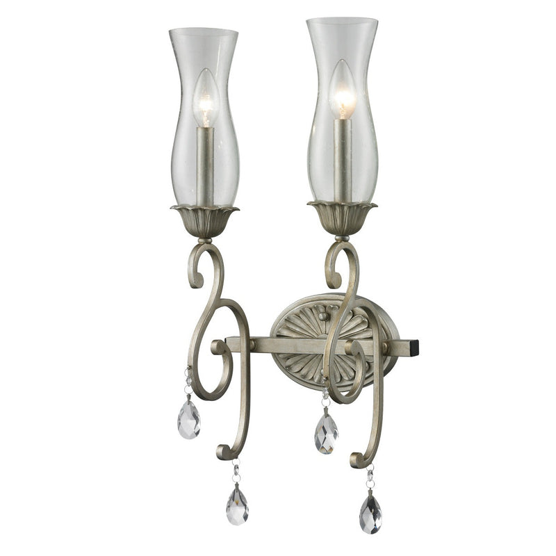 Z-Lite - 720-2S-AS - Two Light Wall Sconce - Melina - Antique Silver
