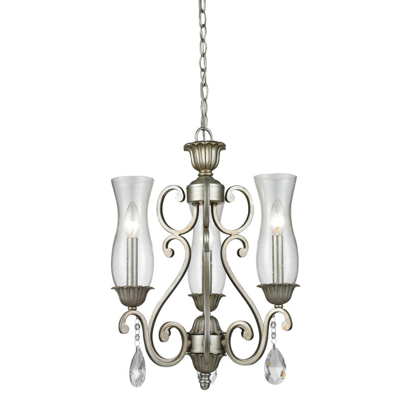 Z-Lite - 720-3-AS - Three Light Chandelier - Melina - Antique Silver