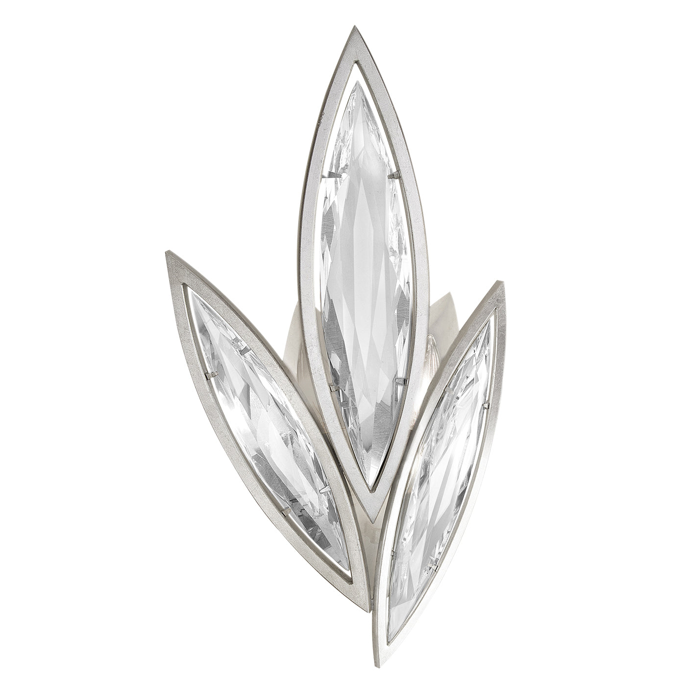 Fine Art Handcrafted Lighting - 849250-12ST - Two Light Wall Sconce - Marquise - Silver