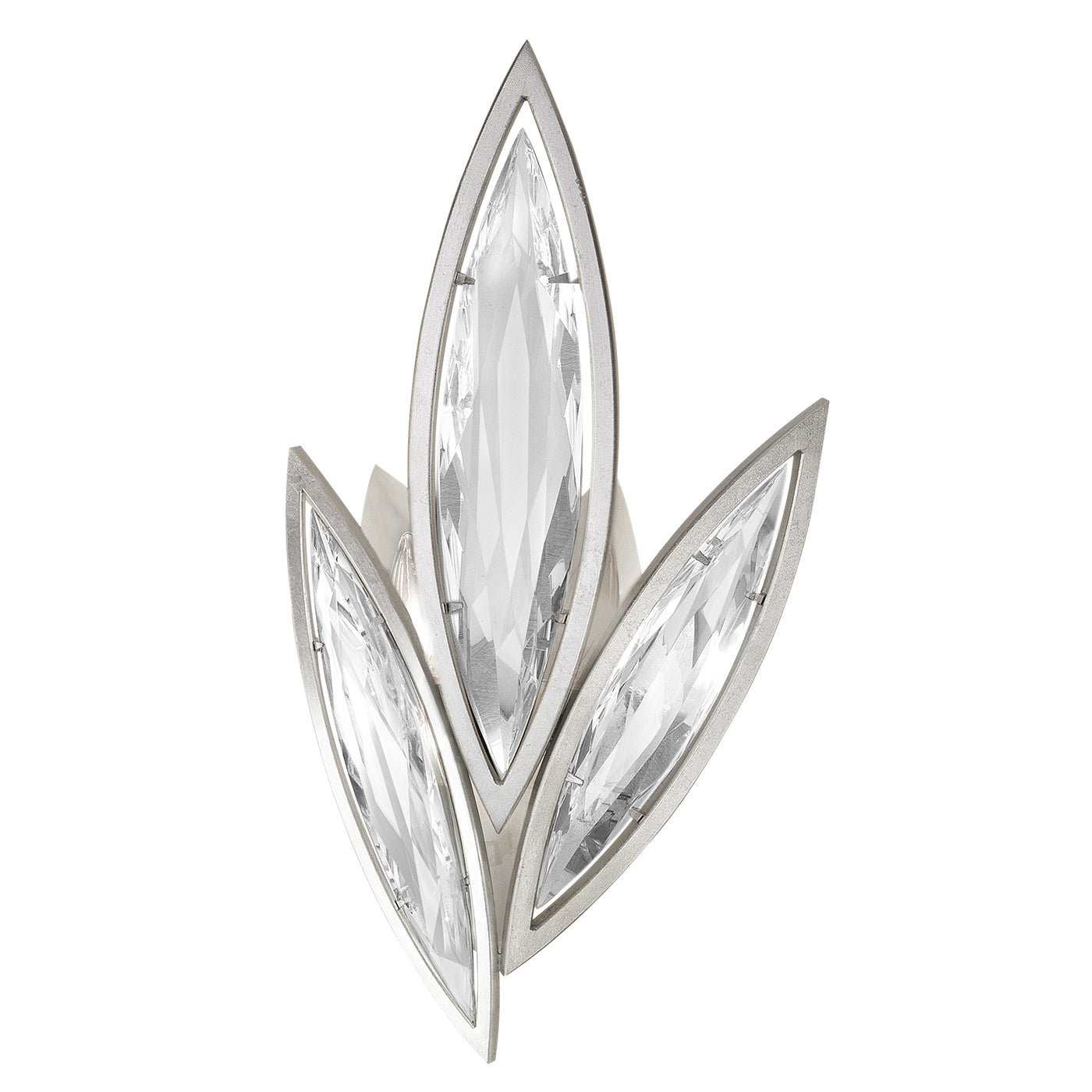 Fine Art Handcrafted Lighting - 854250-12ST - Two Light Wall Sconce - Marquise - Silver