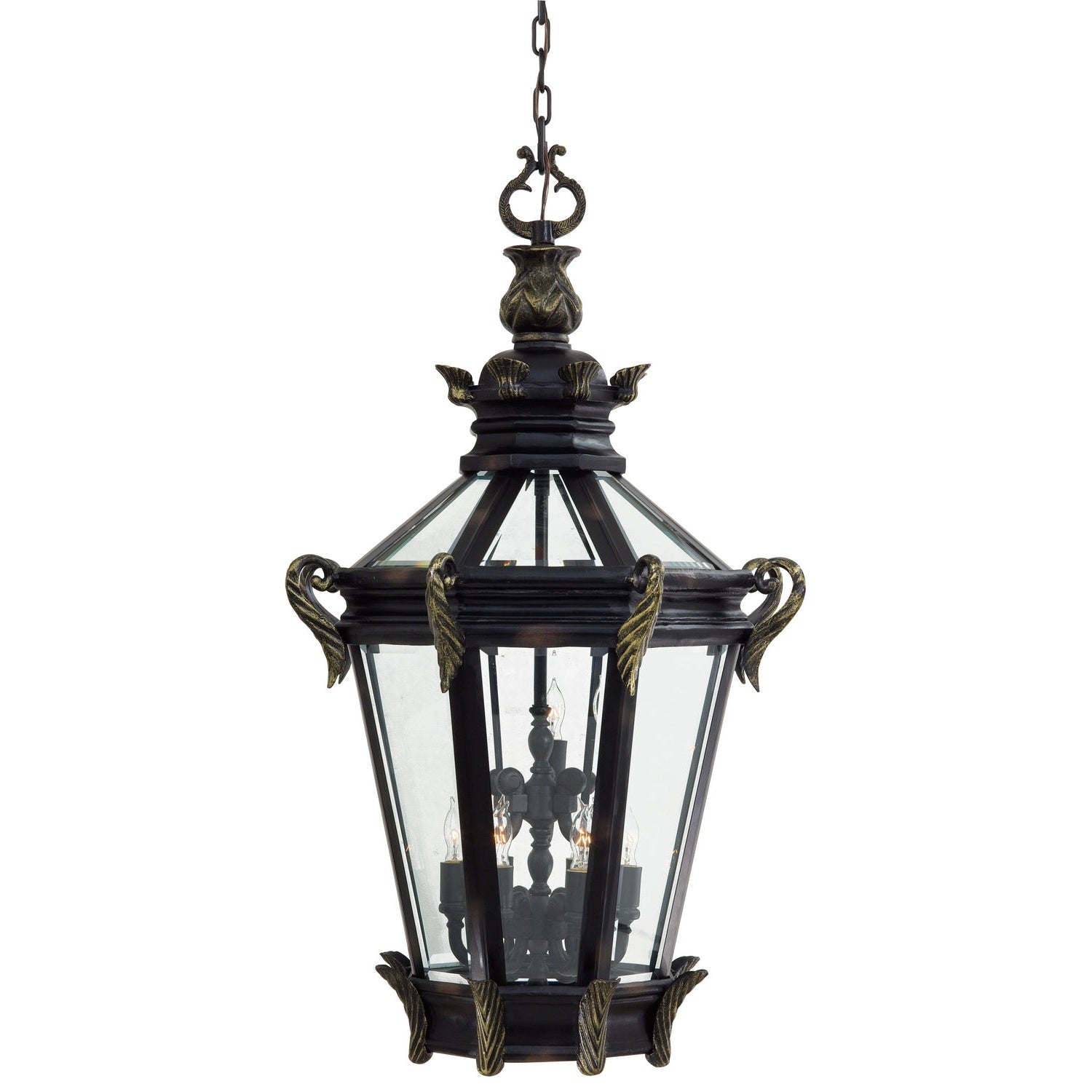 Minka-Lavery - 9094-95 - Nine Light Chain Hung - Stratford Hall - Heritage W/ Gold Highlights