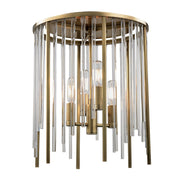 Hudson Valley - 2510-AGB - Four Light Semi Flush Mount - Lewis - Aged Brass