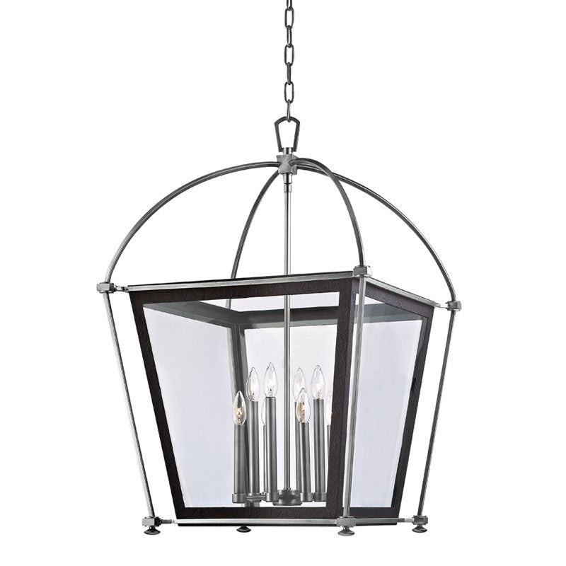 Hudson Valley - 3624-PN - Eight Light Lantern - Hollis - Polished Nickel