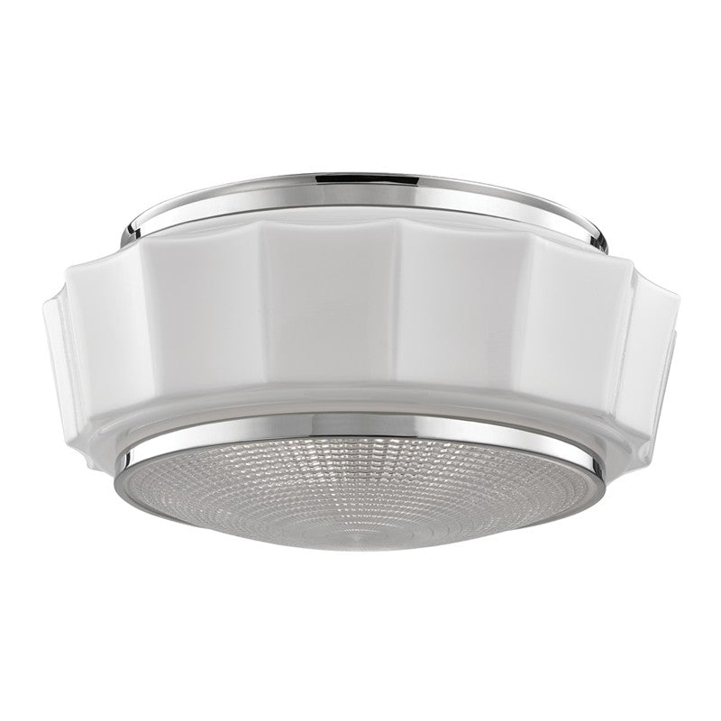 Hudson Valley - 3816F-PN - Three Light Flush Mount - Odessa - Polished Nickel