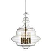 Hudson Valley - 4016-AGB - Four Light Lantern - Washington - Aged Brass