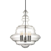 Hudson Valley - 4020-PN - Five Light Lantern - Washington - Polished Nickel
