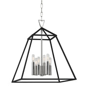 Hudson Valley - 4919-PN - Six Light Pendant - Webster - Polished Nickel