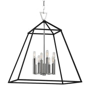 Hudson Valley - 4924-PN - Eight Light Lantern - Webster - Polished Nickel