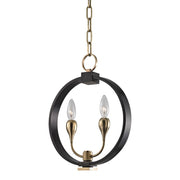 Hudson Valley - 6712-AOB - Two Light Pendant - Dresden - Aged Old Bronze