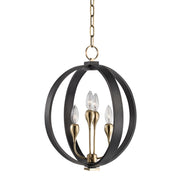Hudson Valley - 6716-AOB - Four Light Lantern - Dresden - Aged Old Bronze