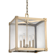 Hudson Valley - 8616-AGB - Four Light Lantern - Forsyth - Aged Brass