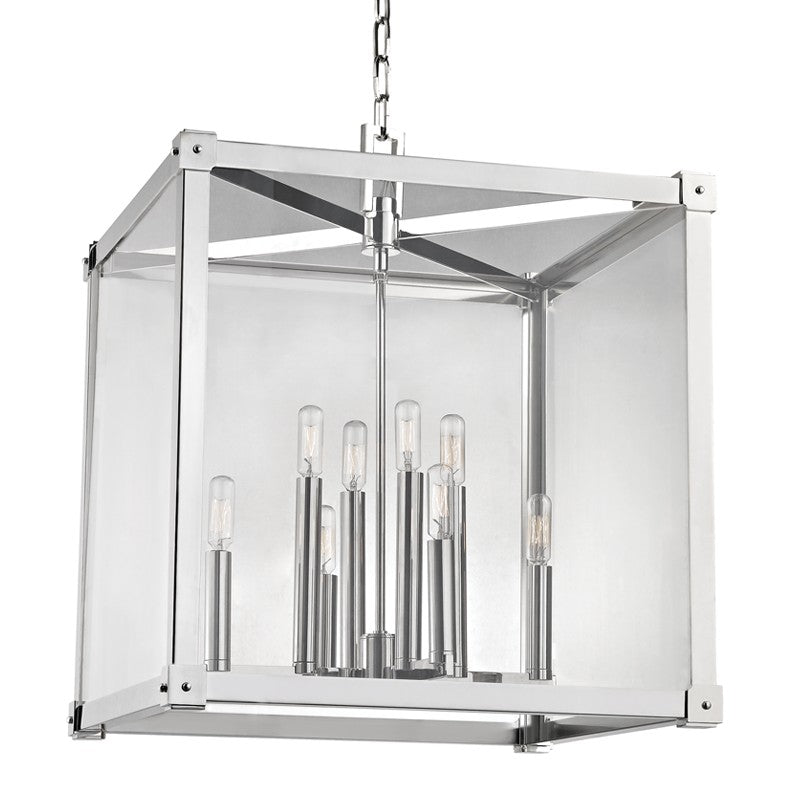 Hudson Valley - 8620-PN - Eight Light Lantern - Forsyth - Polished Nickel