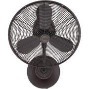 Craftmade - BW116AG3-HW - Wall Mount Fan - Bellows I Hard-wired Indoor/Outdoor - Aged Bronze Textured