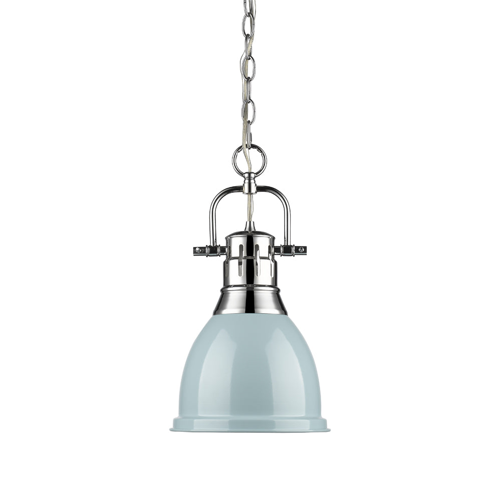 Golden - 3602-S CH-SF - One Light Pendant - Duncan - Chrome