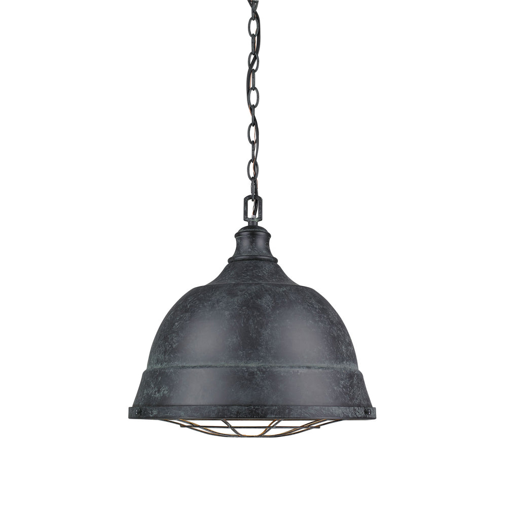 Golden - 7312-L BP - Two Light Pendant - Bartlett - Black Patina