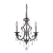 Craftmade - 38923-MBK - Three Light Chandelier - Bentley - Matte Black
