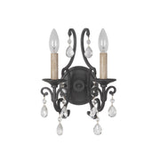 Craftmade - 38962-MBK - Two Light Wall Sconce - Bentley - Matte Black