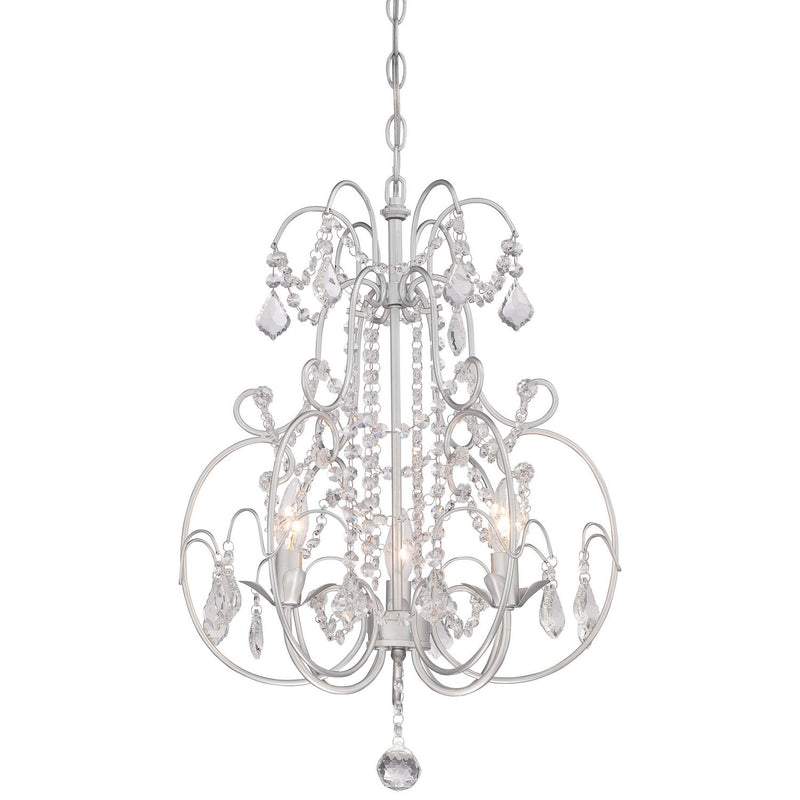 Minka-Lavery - 3153-599 - Three Light Mini Chandelier - Isabella`S Crown - Vintage Silver