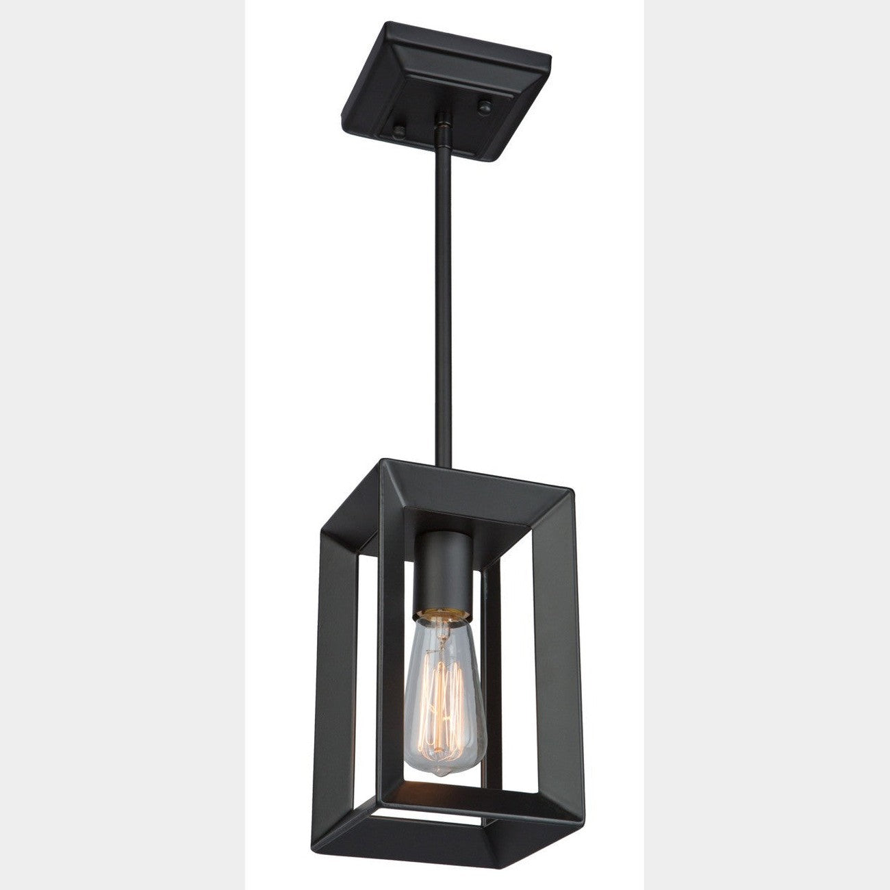 Artcraft - AC10061 - One Light Pendant - Vineyard - Matte Black