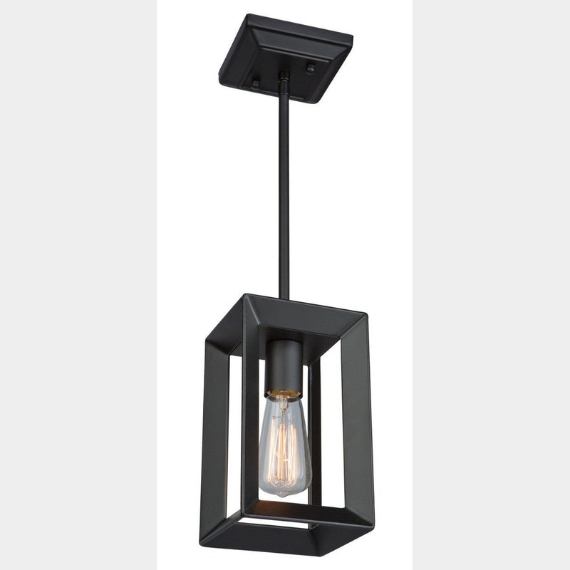 Artcraft - AC10061 - One Light Pendant - Vineyard - Matte Black