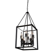 Artcraft - AC10068 - Eight Light Chandelier - Vineyard - Matte Black
