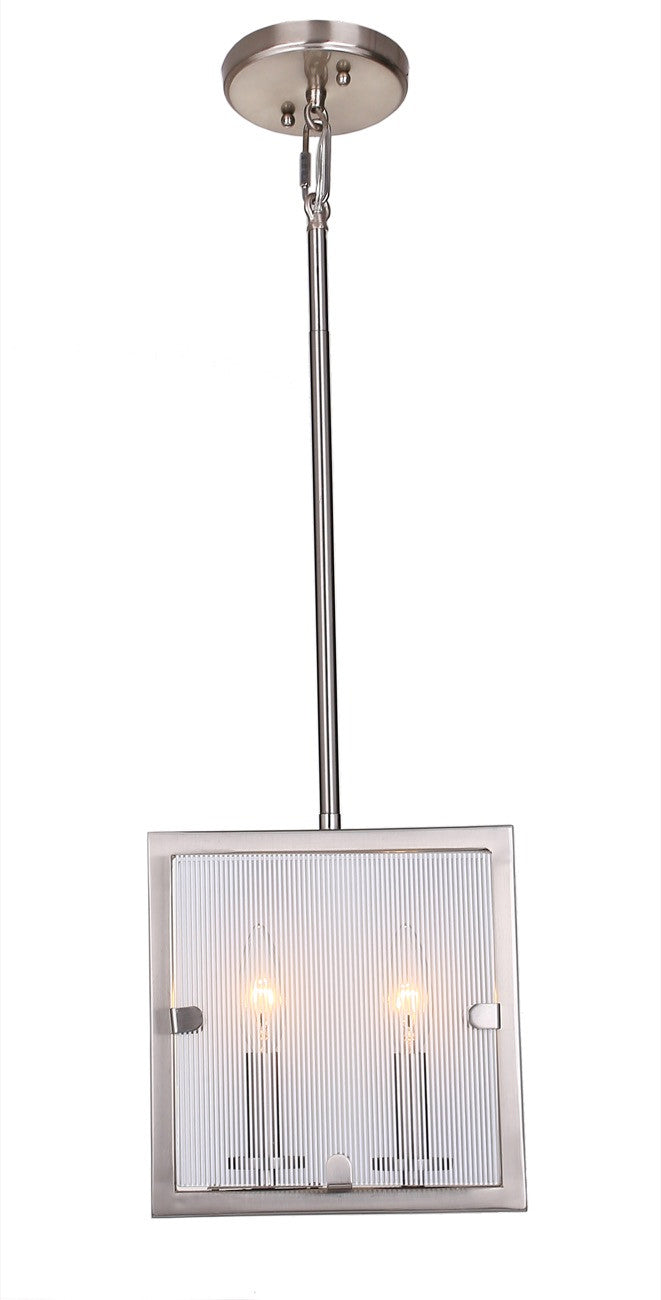 Artcraft - AC10300SN - Two Light Pendant - Harbor Point - Satin Nickel