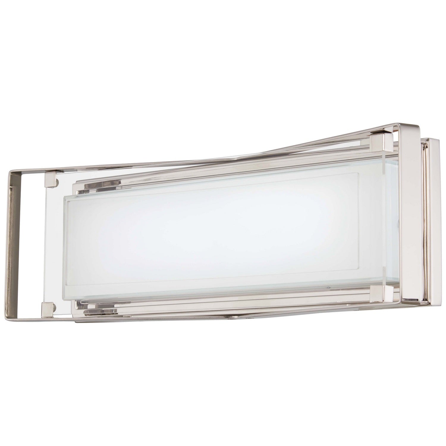 George Kovacs - P1183-613-L - LED Bath - Crystal Clear - Polished Nickel