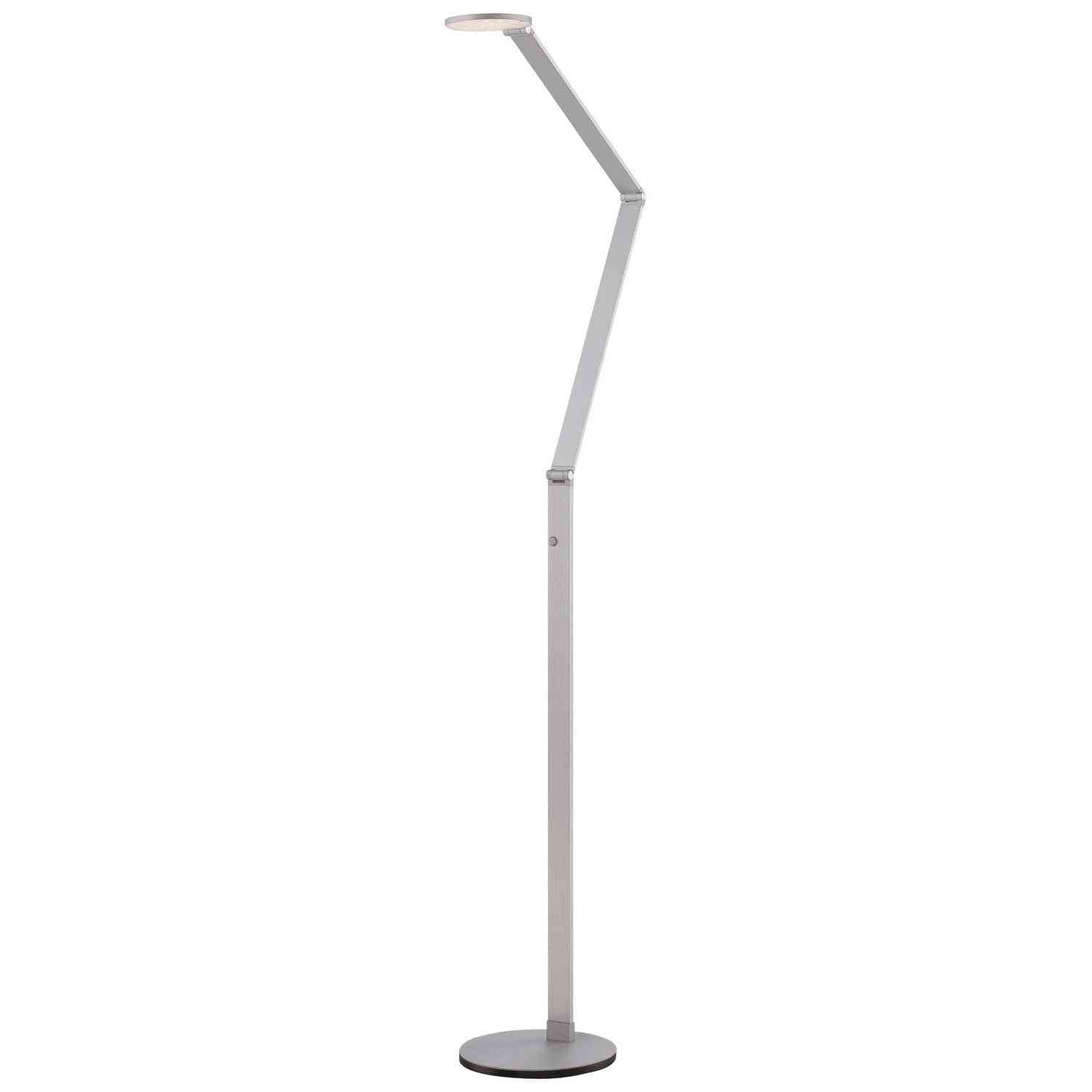 George Kovacs - P305-2-654-L - LED Floor Lamp - Task Portables - Chiseled Nickel