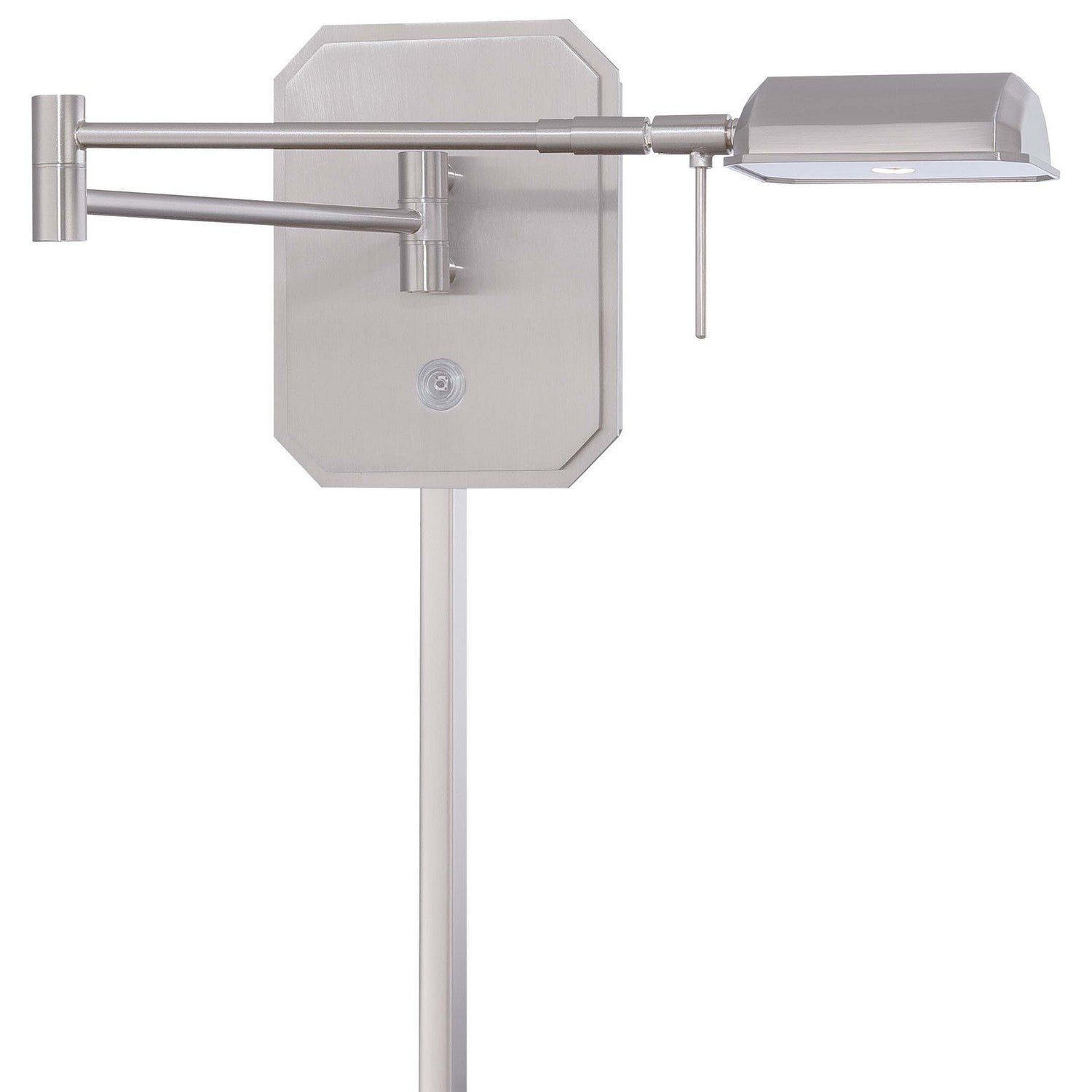 George Kovacs - P4348-084 - LED Swing Arm Wall Lamp - George'S Reading Room - Brushed Nickel