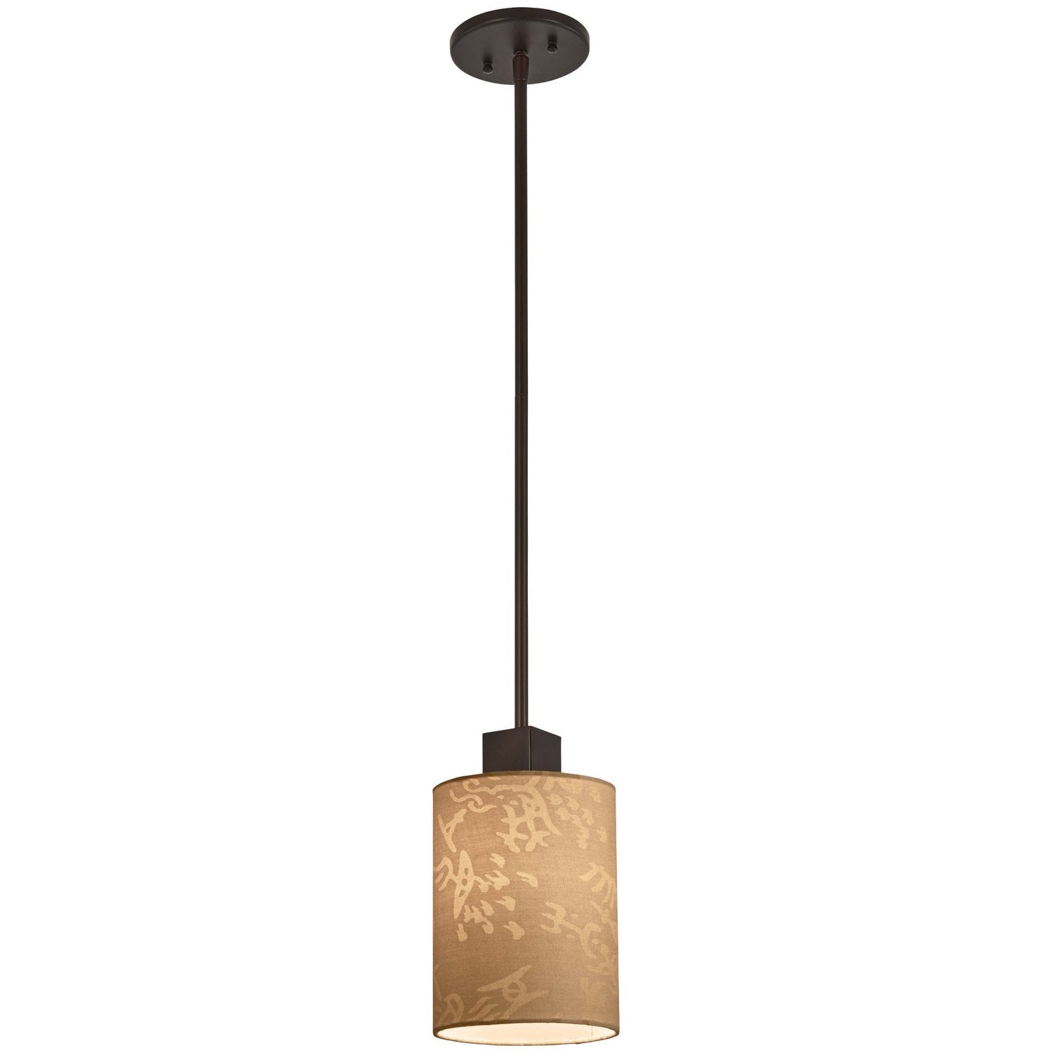 George Kovacs - P8080-615 - One Light Mini Pendant - Kimono - Antique Dorian Bronze