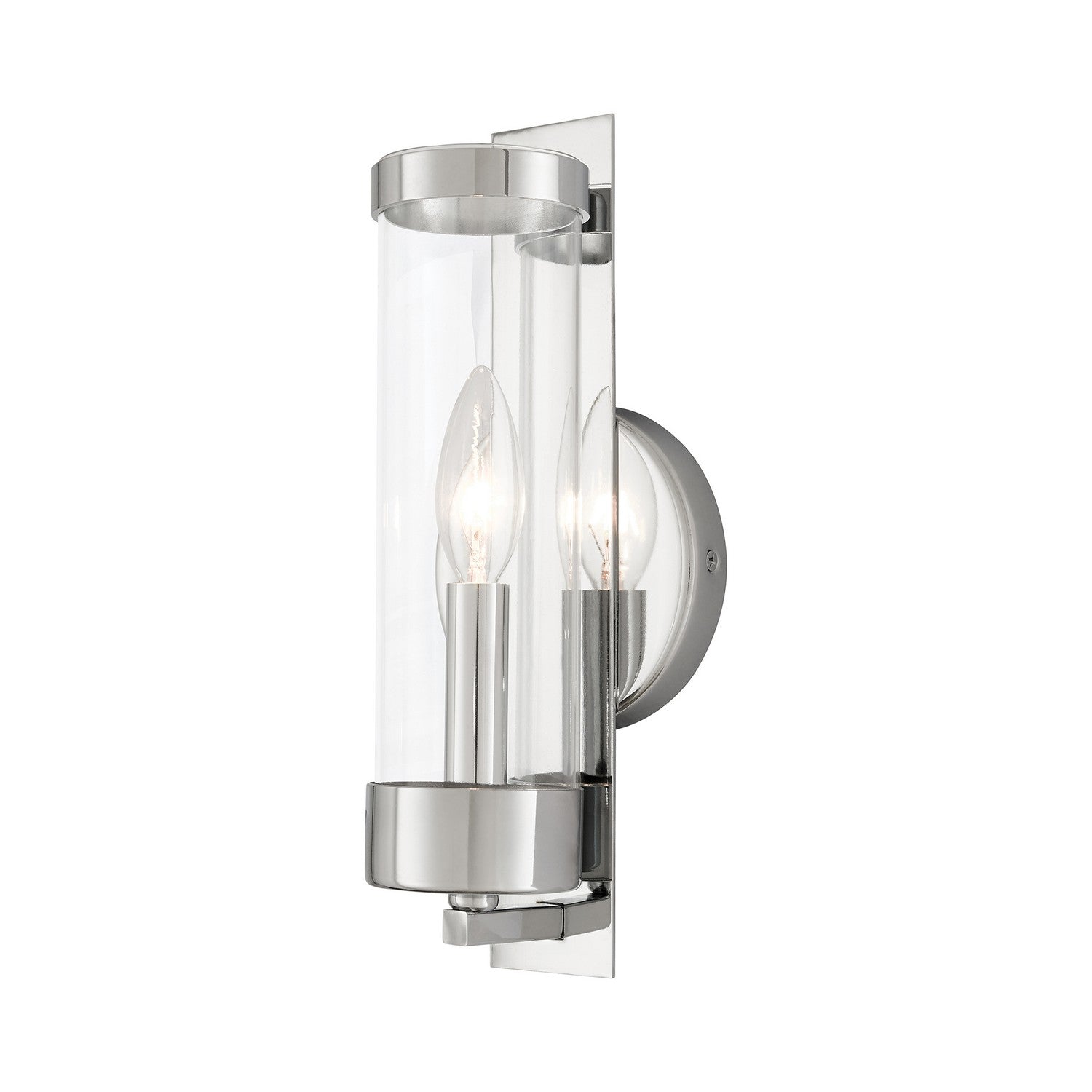 Livex Lighting - 10141-35 - One Light Wall Sconce - Castleton - Polished Nickel