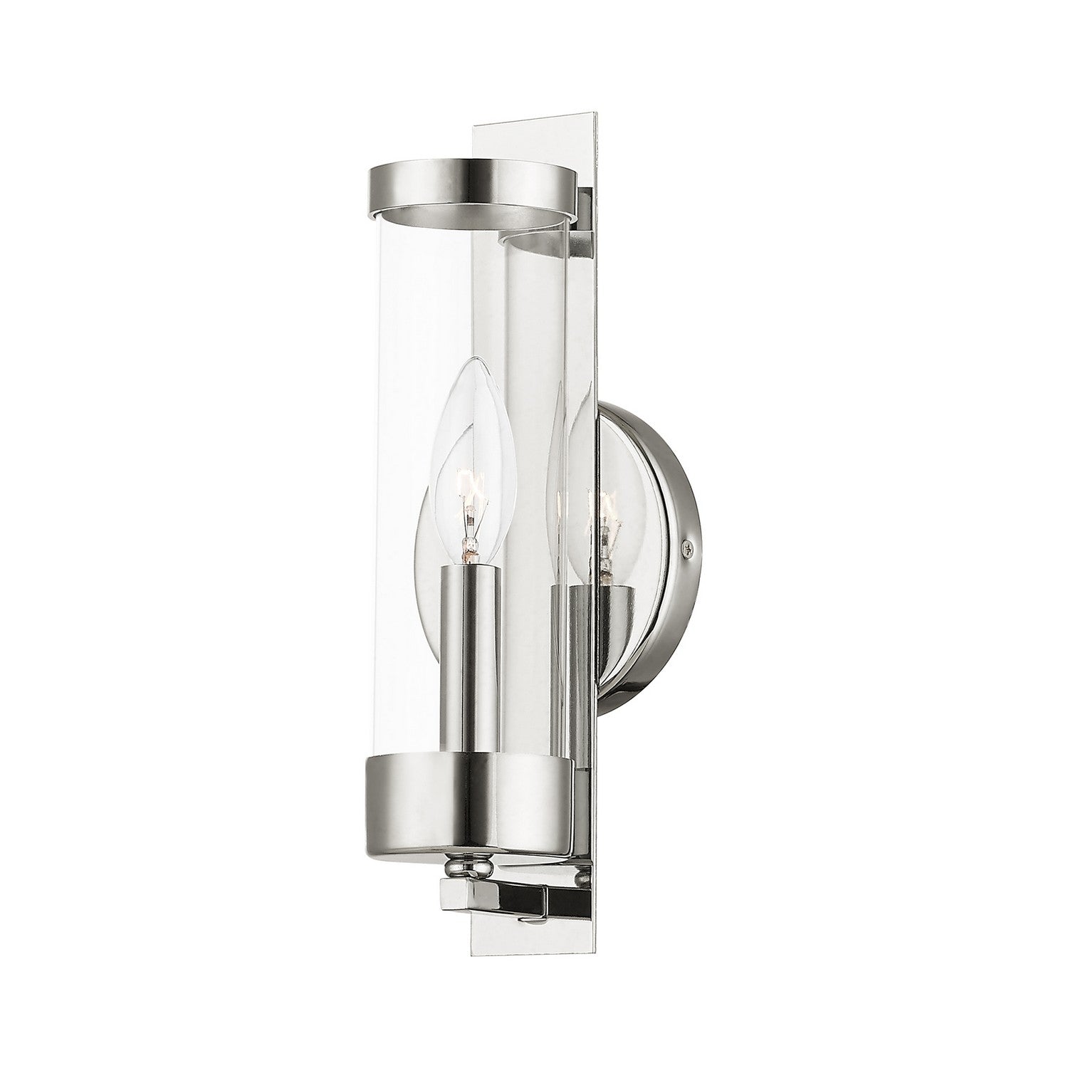 Livex Lighting - 10141-35 - One Light Wall Sconce - Castleton - Polished Nickel