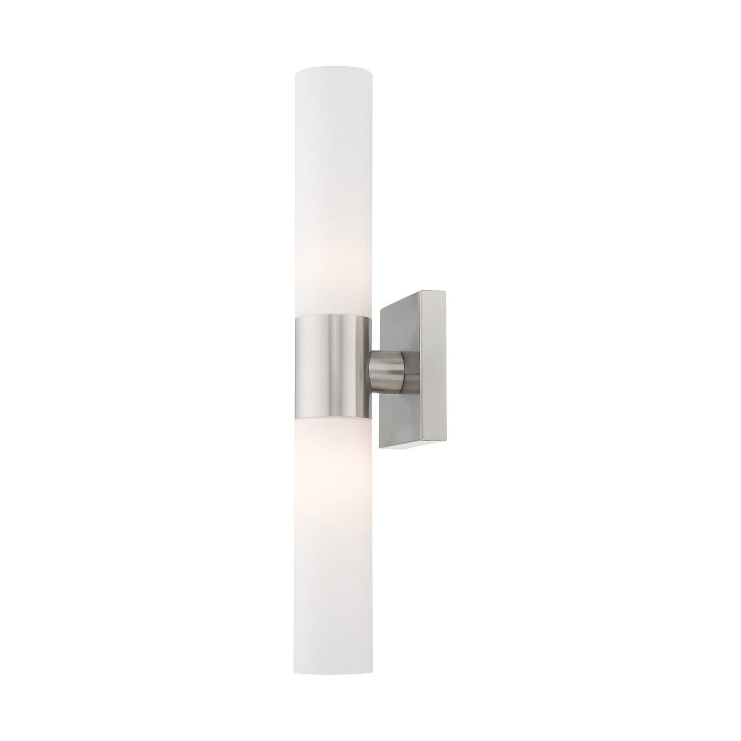 Livex Lighting - 10102-91 - Two Light Bath Vanity - Aero - Brushed Nickel
