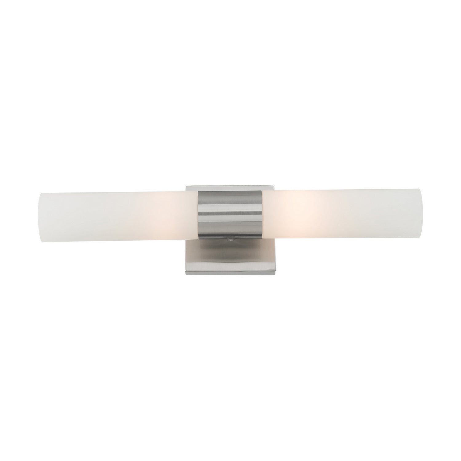 Livex Lighting - 10102-91 - Two Light Bath Vanity - Aero - Brushed Nickel