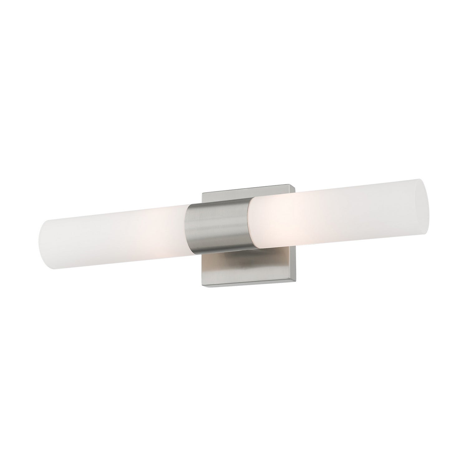 Livex Lighting - 10102-91 - Two Light Bath Vanity - Aero - Brushed Nickel