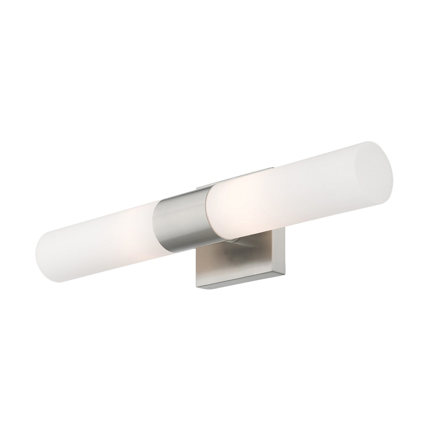 Livex Lighting - 10102-91 - Two Light Bath Vanity - Aero - Brushed Nickel