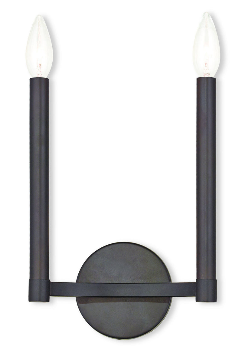 Livex Lighting - 40242-07 - Two Light Wall Sconce - Alpine - Bronze