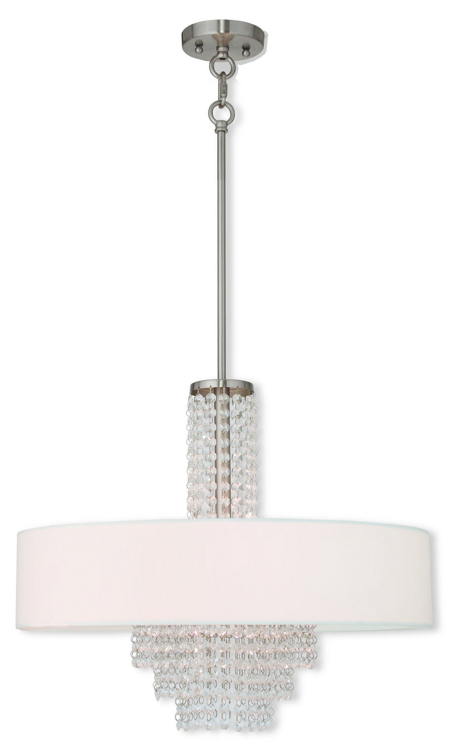 Livex Lighting - 51034-91 - Five Light Chandelier - Carlisle - Brushed Nickel