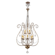Livex Lighting - 51911-36 - Nine Light Foyer Chandelier - Isabella - Hand Applied European Bronze