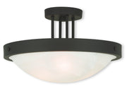 Livex Lighting - 73956-07 - Three Light Ceiling Mount - New Brighton - Bronze