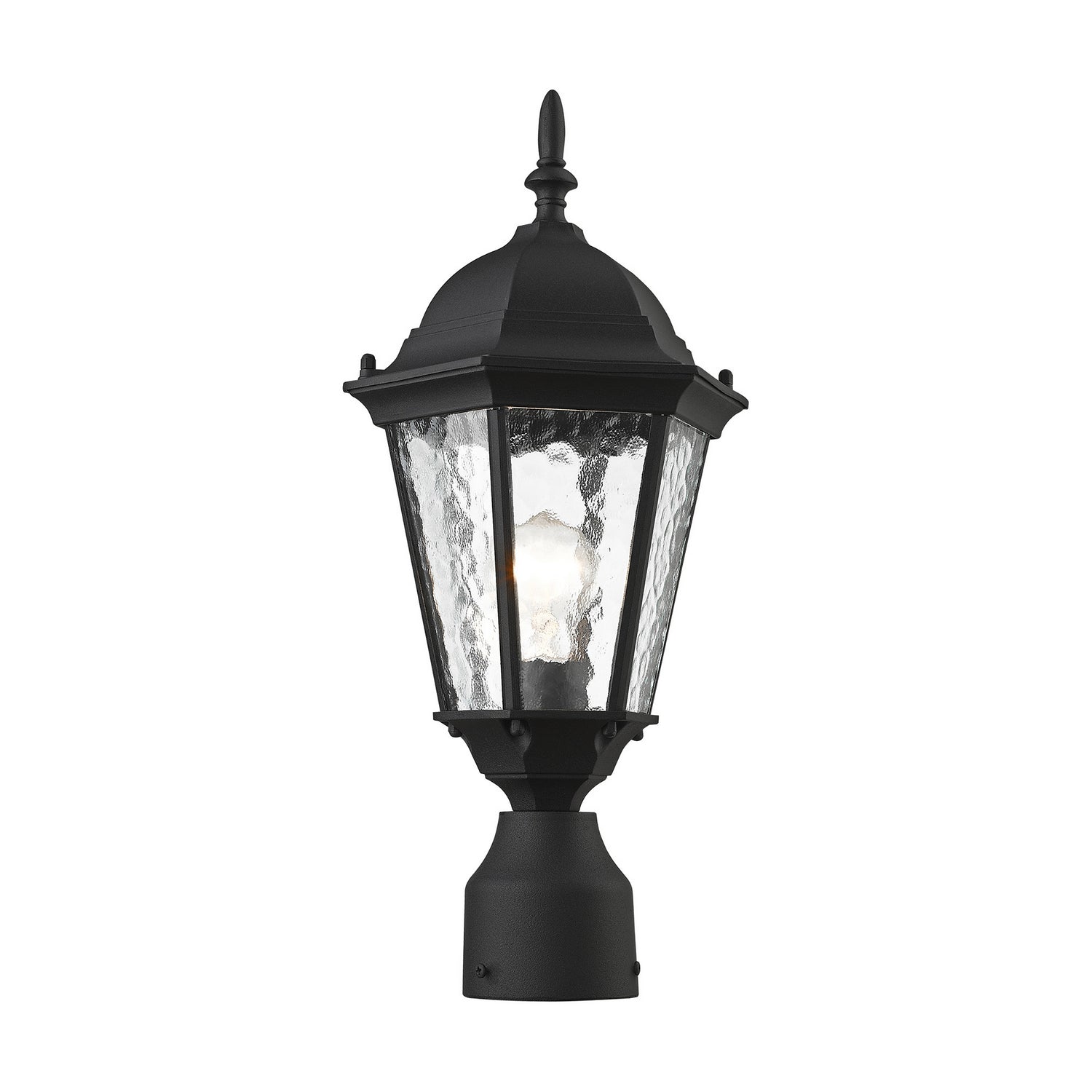 Livex Lighting - 75464-14 - One Light Outdoor Post-Top Lanterm - Hamilton - Textured Black