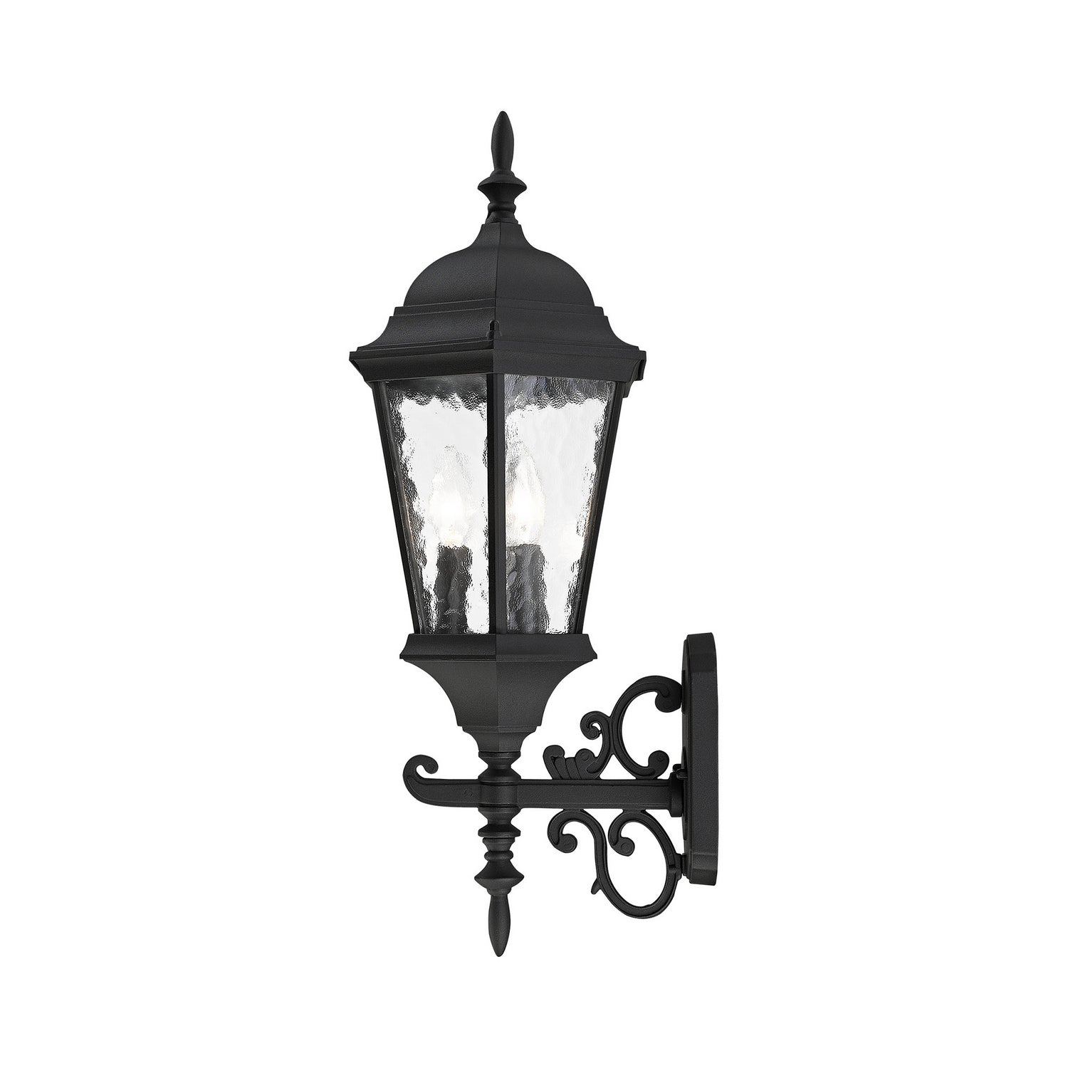 Livex Lighting - 75467-14 - Three Light Outdoor Wall Lantern - Hamilton - Textured Black